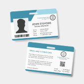 Berufliche Mitarbeiter-ID für das benutzerdefinier Ausweis (Vorder- & Rückseite)