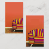 berufliche Möbel-Zuhause-Geschäftskartenschablone Visitenkarte (Vorne/Hinten)