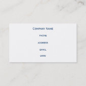 Berufliche Mod Mosaik-Visitenkarten Visitenkarte (Rückseite)