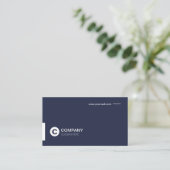 Berufliche moderne Chic-Typografie-Geschäfts-Karte Visitenkarte (Stehend Vorderseite)