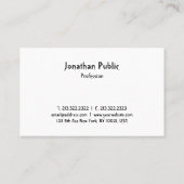 Berufliche moderne Coole trendy Script-Vorlage Visitenkarte (Rückseite)