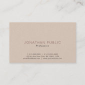 Berufliche moderne Creative Pearl Finish Luxus Visitenkarte (Rückseite)