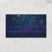 Berufliche moderne Diamanten Lipstick-Stangen Visitenkarte (Rückseite)