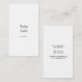 Berufliche moderne, einfache und stilvolle Premium Visitenkarte (Vorne/Hinten)