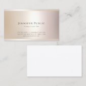 Berufliche moderne Elegant Simple Template Trendy Visitenkarte (Vorne/Hinten)