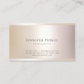 Berufliche moderne Elegant Simple Template Trendy Visitenkarte (Vorderseite)