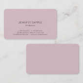 Berufliche Moderne Elegante Design Luxus Visitenkarte (Vorne/Hinten)