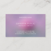 Berufliche moderne Elegante Farben Einfache Vorlag Visitenkarte (Rückseite)