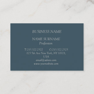 Berufliche, moderne, elegante, minimalistische visitenkarte