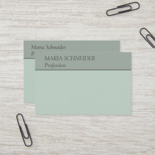 Berufliche, moderne, elegante, minimalistische visitenkarte