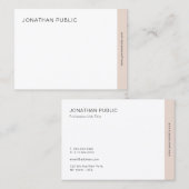 Berufliche moderne Elegante, trendige, einfache Vo Visitenkarte (Vorne/Hinten)