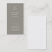 Berufliche moderne, erstklassige saubere Vorlage Visitenkarte (Vorne/Hinten)