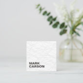 Berufliche moderne Fertigungsstraßen Quadratische Visitenkarte (Stehend Vorderseite)