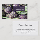Berufliche moderne Food Business Card Visitenkarte (Vorne/Hinten)