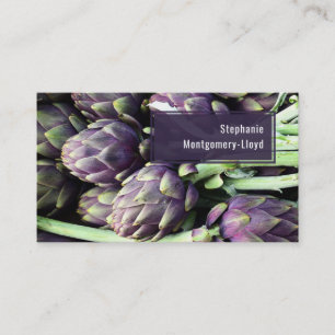 Berufliche moderne Food Business Card Visitenkarte