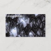 Berufliche moderne futuristische Visitenkarte (Rückseite)