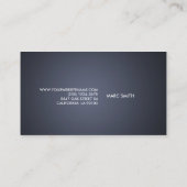 Berufliche moderne Geschäfts-Karte kundengerecht Visitenkarte (Rückseite)