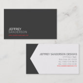 Berufliche moderne Geschäfts-Karte Visitenkarte (Vorne/Hinten)