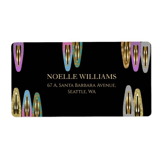 Berufliche moderne Glitzer-Haarfallen-Versand (Vorne)