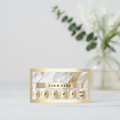 Berufliche moderne Goldrahmen-Graue Loyalität Visitenkarte (Stehend Vorderseite)