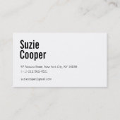 Berufliche, moderne Green WaterColor-Visitenkarte Visitenkarte (Rückseite)