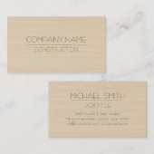 Berufliche moderne Holzkörnigkeit #2 Visitenkarte (Vorne/Hinten)