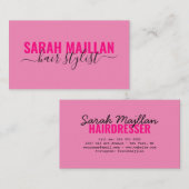 Berufliche moderne Hüttenstylist-Visitenkarte Visitenkarte (Vorne/Hinten)