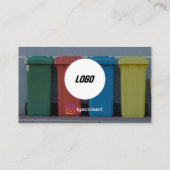 Berufliche moderne Junk-Entfernung Visitenkarte (Rückseite)