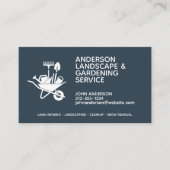 Berufliche moderne Landschaften und Rasenpflege Visitenkarte (Vorderseite)