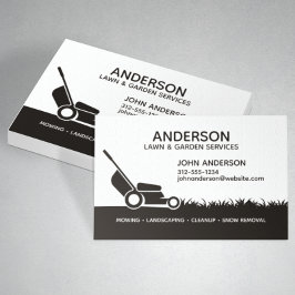 Berufliche moderne Landschaften und Rasenpflege Visitenkarte