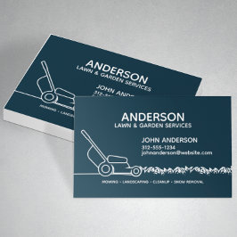 Berufliche moderne Landschaften und Rasenpflege Visitenkarte