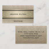 Berufliche, moderne Luxus-Glitterie Visitenkarte (Vorne/Hinten)