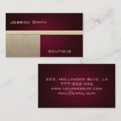 Berufliche, moderne Luxus-Glitterie Visitenkarte (Vorne/Hinten)