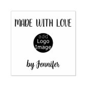 Berufliche, moderne Markenbezeichnung mit LIEBE Permastempel (Design)