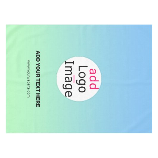 Berufliche, moderne Markendarstellung Tischdecke (Vorderseite (Horizontal))