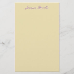 Berufliche, moderne Minimalistische Pastellfarbe Briefpapier