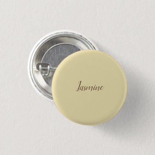 Berufliche, moderne Minimalistische Pastellfarbe Button (Vorne & Hinten)