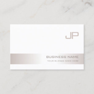Berufliche moderne Monogramm-Elegantvorlage Visitenkarte