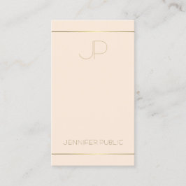 Berufliche moderne Monogramm-Eleganvorlage Visitenkarte