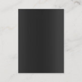 Berufliche moderne Monogramm-Grau-Farbe Visitenkarte (Rückseite)