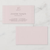 Berufliche moderne Monogramm-Vorlage Visitenkarte (Vorne/Hinten)