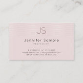 Berufliche moderne Monogramm-Vorlage Visitenkarte (Vorderseite)