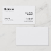 Berufliche moderne, Schlichte, einfache Computerre Visitenkarte (Vorne/Hinten)