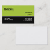 Berufliche moderne schlichte einfache visitenkarte (Vorne/Hinten)