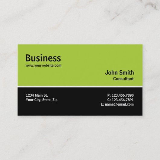 Berufliche moderne schlichte einfache visitenkarte (Vorderseite)