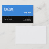Berufliche moderne schlichte einfache visitenkarte (Vorne/Hinten)