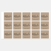 Berufliche moderne Schrift Etiketten (Blatt)