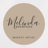 Berufliche moderne Schrift Etiketten (Design 1)