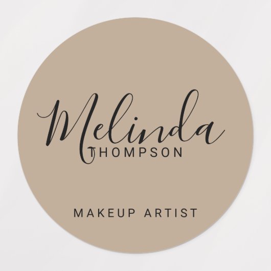 Berufliche moderne Schrift Etiketten (Design 1)