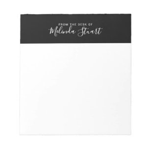 Berufliche moderne Schrift Notizblock